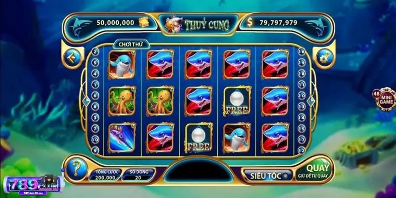 huong dan cach choi no hu thuy cung tai 789club Hướng dẫn cách chơi nổ hũ Thuỷ Cung tại 789Club